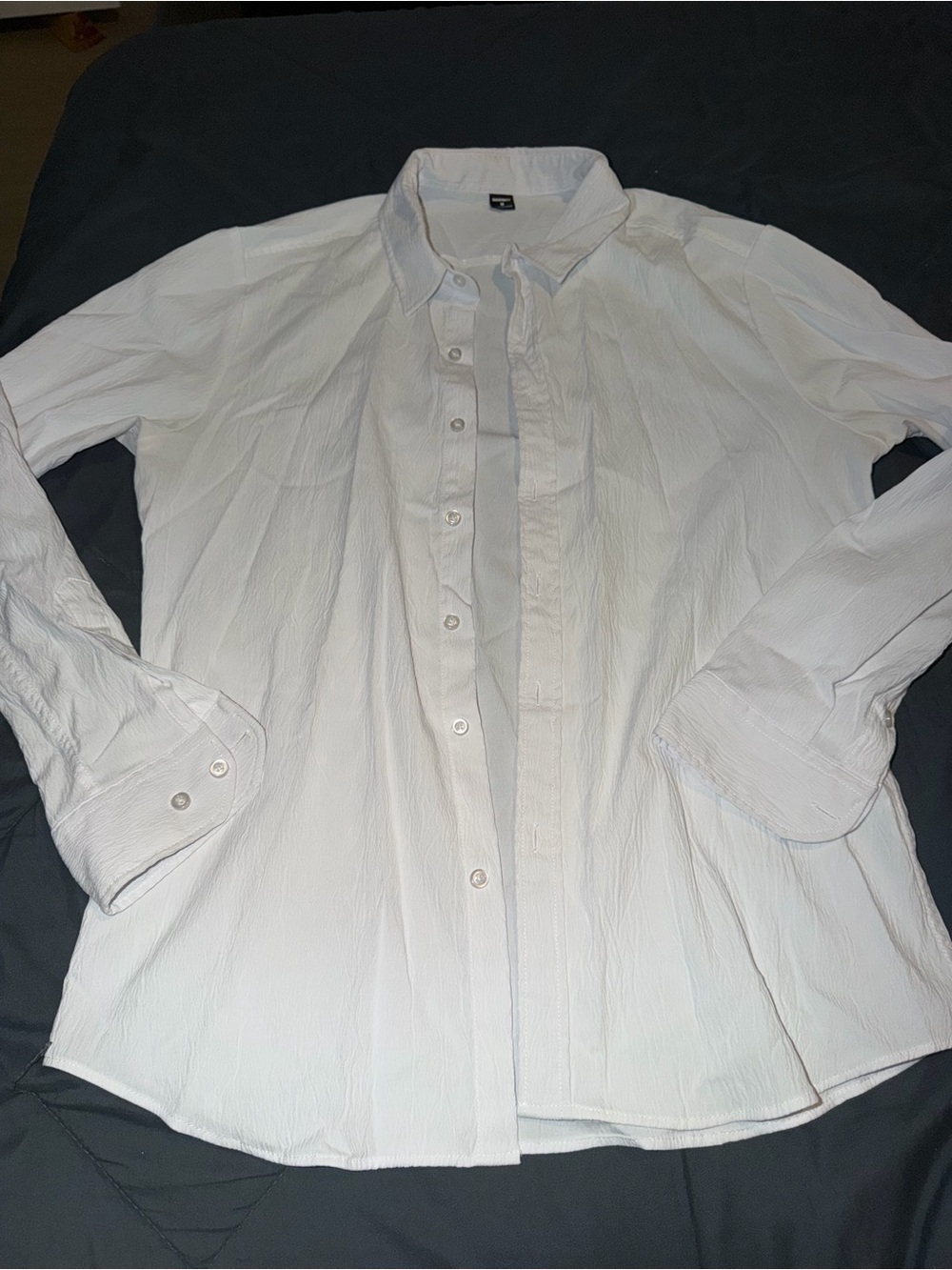 Classic White Long-Sleeve Dress Shirt - Men's